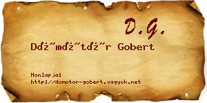 Dömötör Gobert névjegykártya